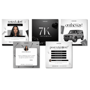Luxury Beauty Brand Social Media Content Pack