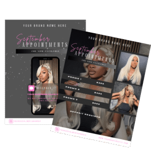 Luxury Appointment Flyer Template