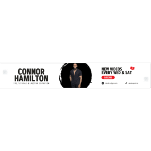 Bold Creator YouTube Banner Template