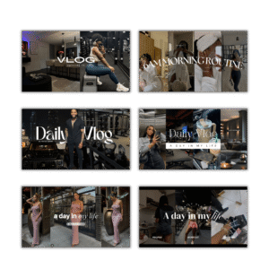YouTube Thumbnail Template 6 Pack