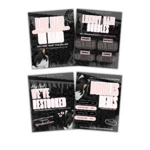 Luxury Hair Bundle Promo Flyer Pack