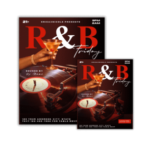 R&B Friday Party Flyer