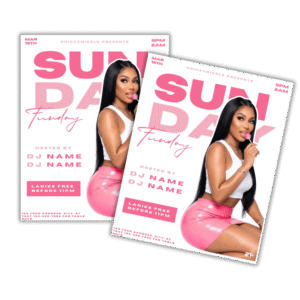 Sunday Funday Party Flyer