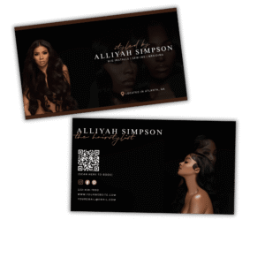 Luxury Black Business Card Template